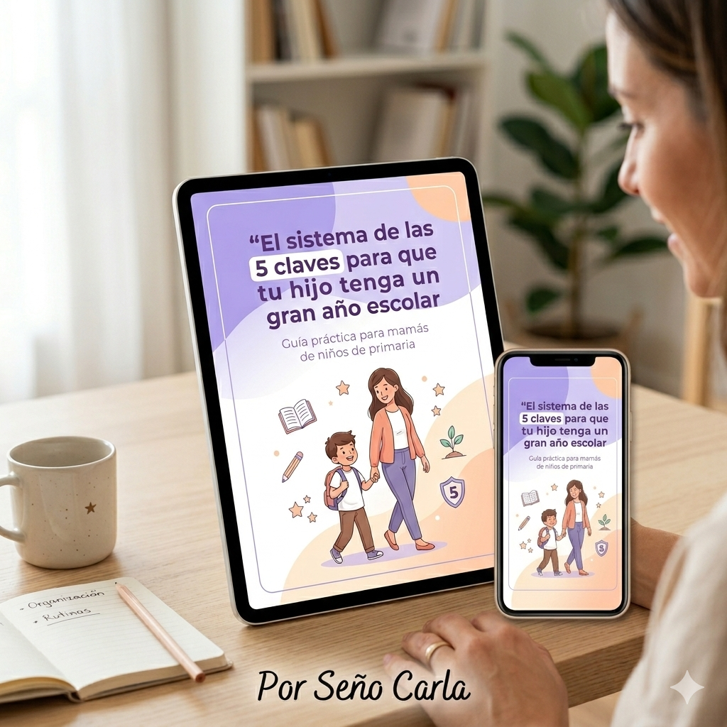El sistema de las 5 claves para que tu hijo/a tenga un gran año escolar.